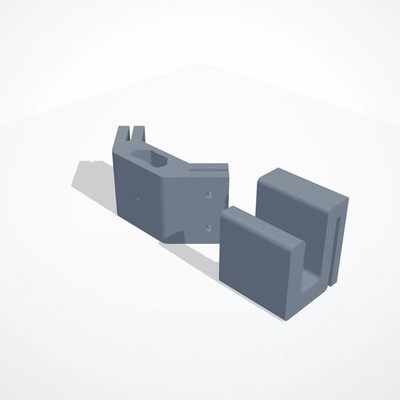 3D gedruckte Halterung für Milwaukee Packout mit Aluminiumstange 2 Zoll