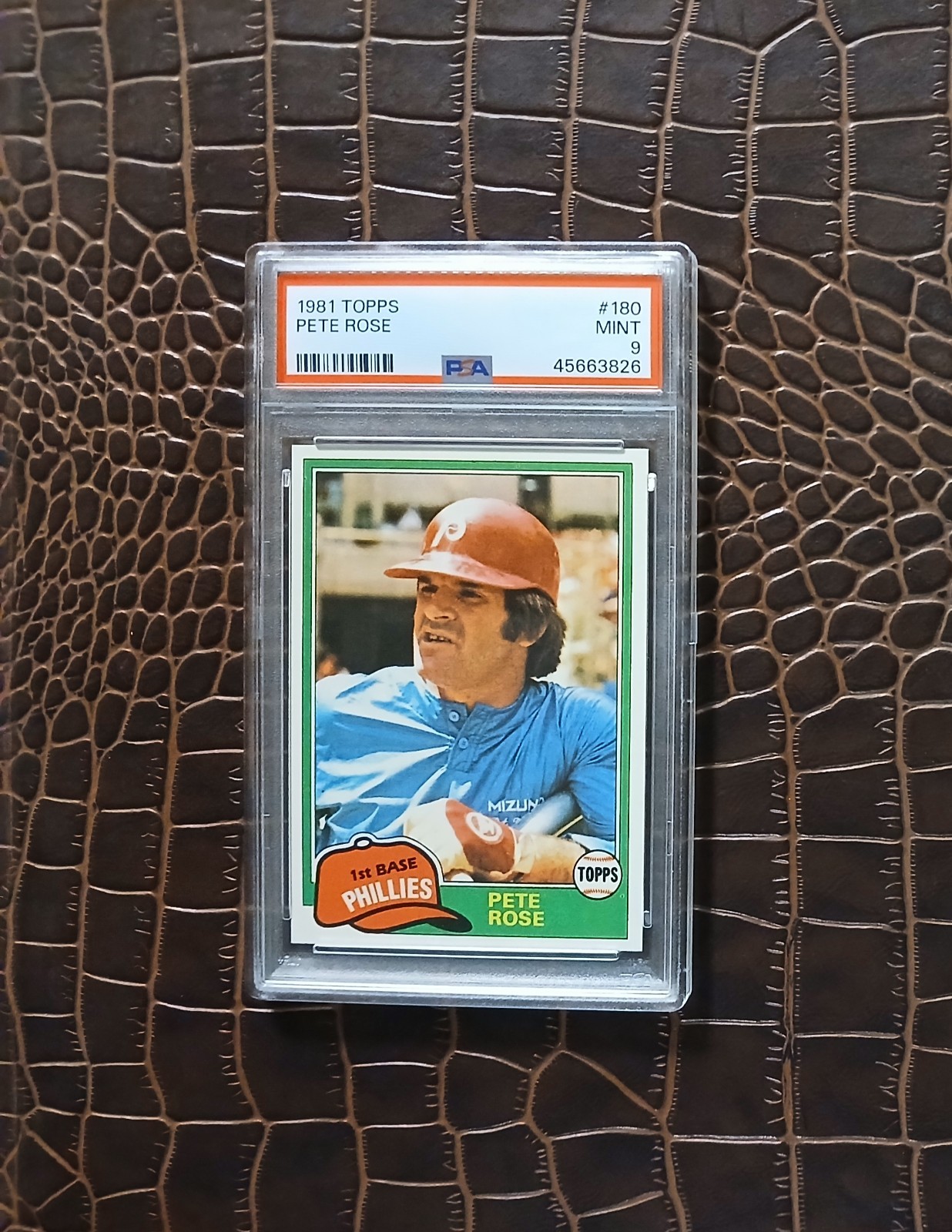 1981 Topps #180 PETE ROSE🏆PSA 9🏆(LOW pop. 520)🎈