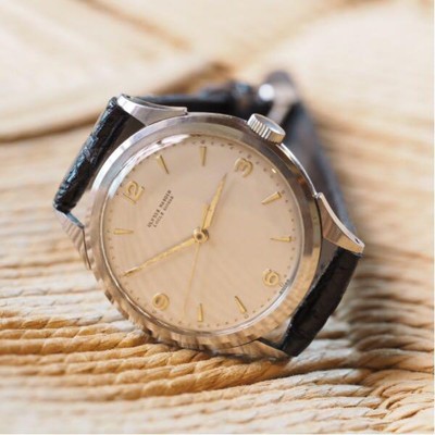 ULYSSENARDIN Men's analog watch year1950's vintage metal case stainless Used