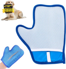 Pet Grooming Glove for Cats  Dogs, Double Sided Electrostatic Pet Hair Remover