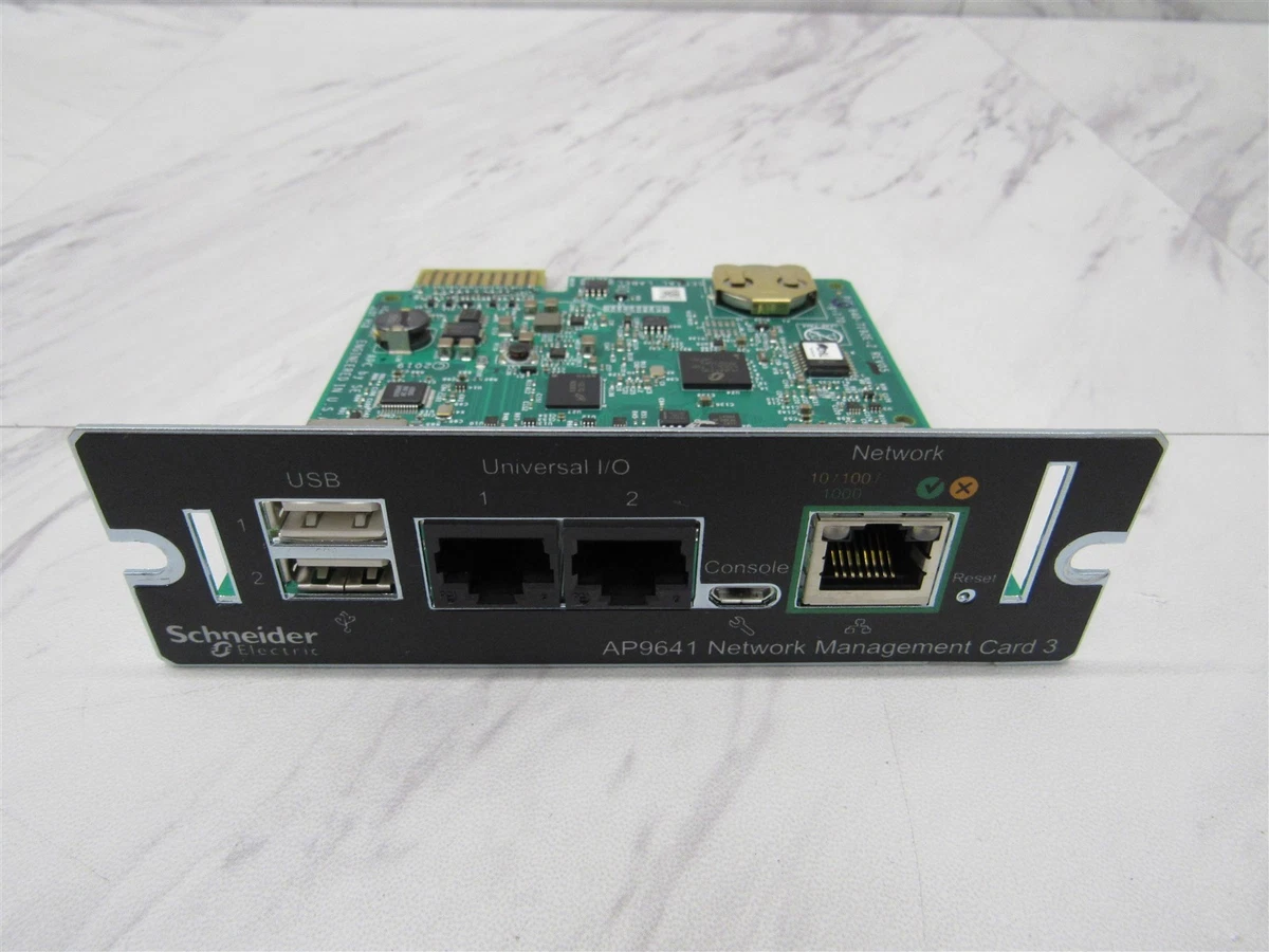 Apc AP9631 ups Network Management Card 100Mbps, Zwart