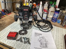 Craftsman 315.175170 10 Amp Variable Speed Plunge Router With Template Bushings