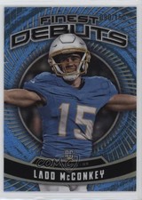 2024 Topps Finest Debut Sky Blue Refractor 90/150 Ladd McConkey #D-12 1k9t