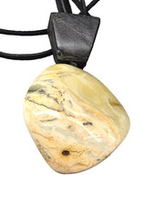 Genuine Baltic Amber Pendant 27,6 g White Amb...
