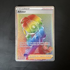Pokemon - Allister (Secret) - 192/185 - SWSH04: Vivid Voltage - Holo NM