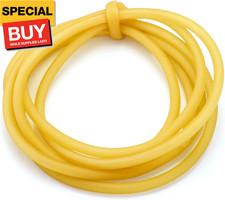10FT 3/8" OD 1/4" ID Natural Latex Rubber Tubing Surgical Tube for Home