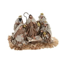 Crèche de Noël Home ESPRIT Marron Beige Résine Aluminium 40 X 24 X 23,5 CM