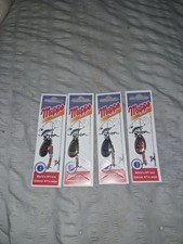 Mepps Aglia Spinners 4 Pack Size 3- Inline rotex spinner lure - Chub Trout Pike