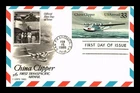 US FIRST DAY CARD CHINA CLIPPER FIRST TRANSPACIFIC AIR MAIL ARTCRAFT CACHET