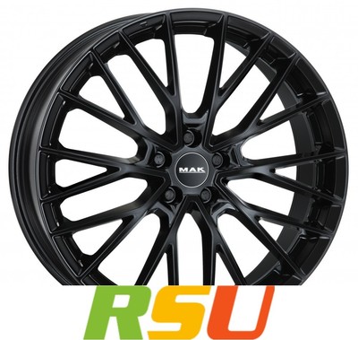 MAK Speciale gloss black 9x20'' ET42 LK5 112 ML 57.1 Alufelgen 20 Zoll
