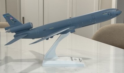 U.S. Air Force KC-10 Extender Aircraft Desk Display Model Scale 1:200 w/ Stand