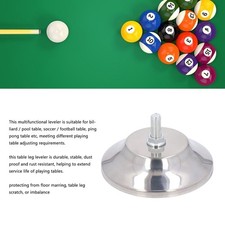 4 PCS Billiard Pool Table Leg Levelers 5 Inch Adjustable Heavy Duty Leveling