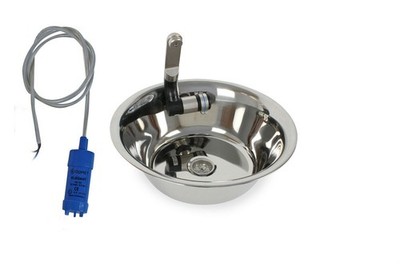 Edelstahl Spülbecken Camping Waschbecken Integriert+ Ablauf 32 cm Rund Caravan 