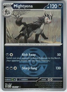 Mightyena 129/217 Ascended Heroes Uncommon Near Mint