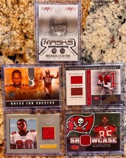 5 Tampa Bay Buccaneers Game Used Jersey Ball Patch Face Mask Rookie RC Relics 🚨
