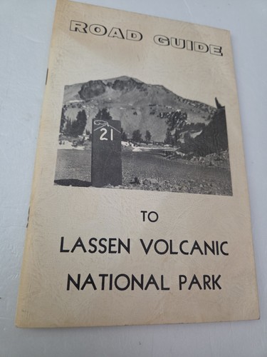 Vintage Lassen Volcanic National Park Road Guide Booklet