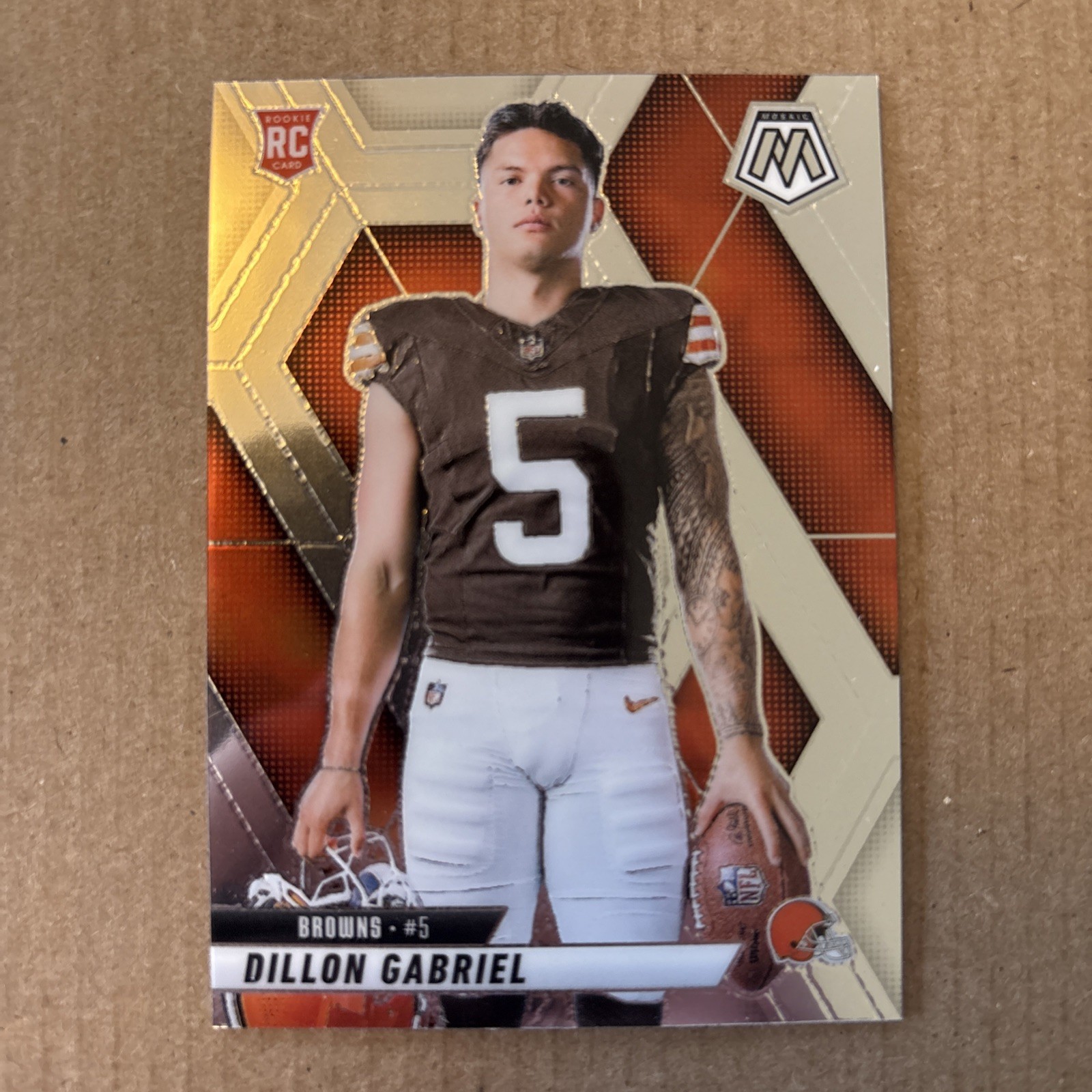 2025 Panini Mosaic Dillon Gabriel Variation RC #277 Cleveland Browns Rookie QB1