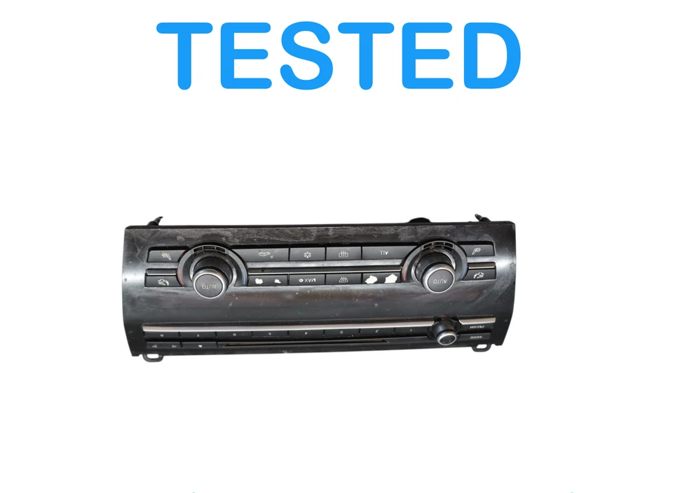 09-15 BMW 750Li 750Li xDrive Radio Calentador A/C Climatizador Interruptor Panel Fabricante Original Foto 3 de 4