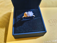 Hedgehog Engagement Ring With High Quality Moissanite Diamond 1.2 Carat