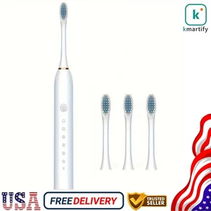 Electric Ultrasonic Toothbrush Six Speed Mode Home Soft Hair USB Charging Waterp