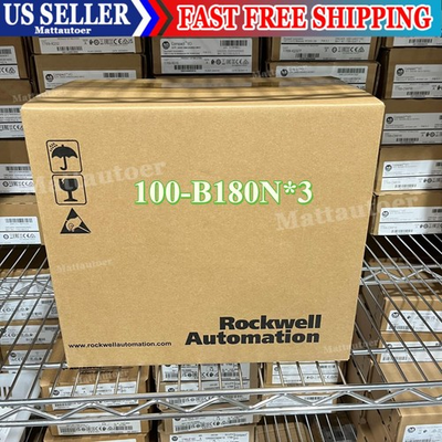 #ad AB CONTACTOR Motor Starter Catalog Number 100 B180N*3 120VAC Coil600 US Free Tax $783.87