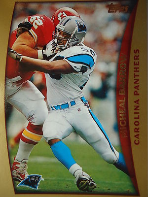 NFL 255 Micheal Barrow Carolina Panthers Topps 1998