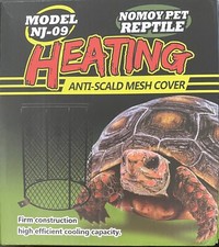 2 Piece Pet Bulb Lampshade Anti-Scald Mesh Cover Reptile Lamp Light Cage Black