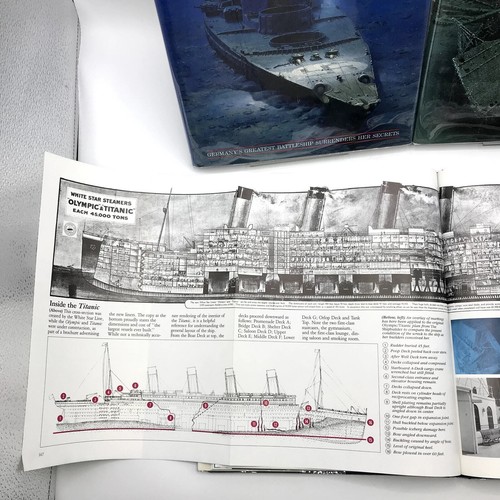 Lot of 4 Robert Ballard Illus. Books Bismarck, Lusitania, Titanic & Guadalcanal - Picture 9 of 20