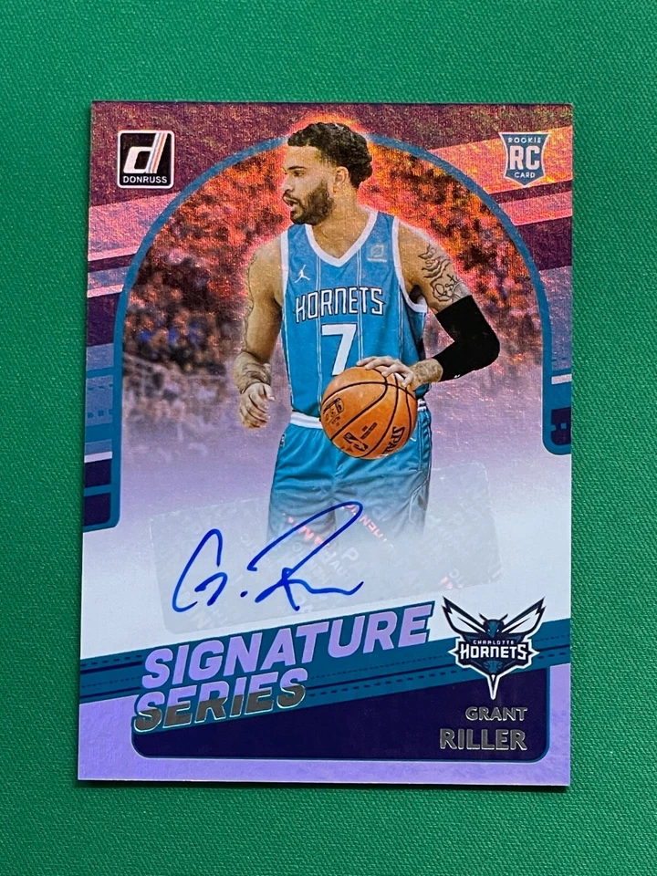 2020-21 Panini Donruss Basketball GRANT RILLER RC SIGNATURE SERIES #SG-GRL - Image 2 of 4