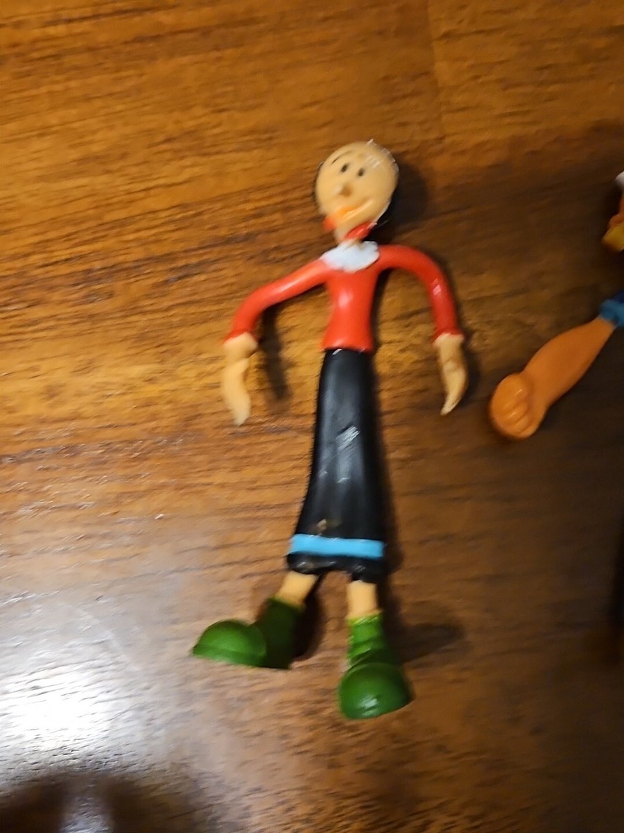 1970s Vintage Popeye Sailor Man Bendable Posable Action