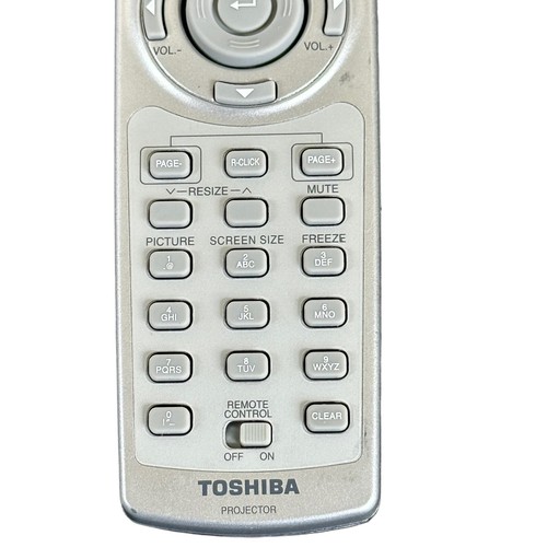 Mando a distancia para proyector Toshiba CT-90246 original probado funcionando - Imagen 3 de 5