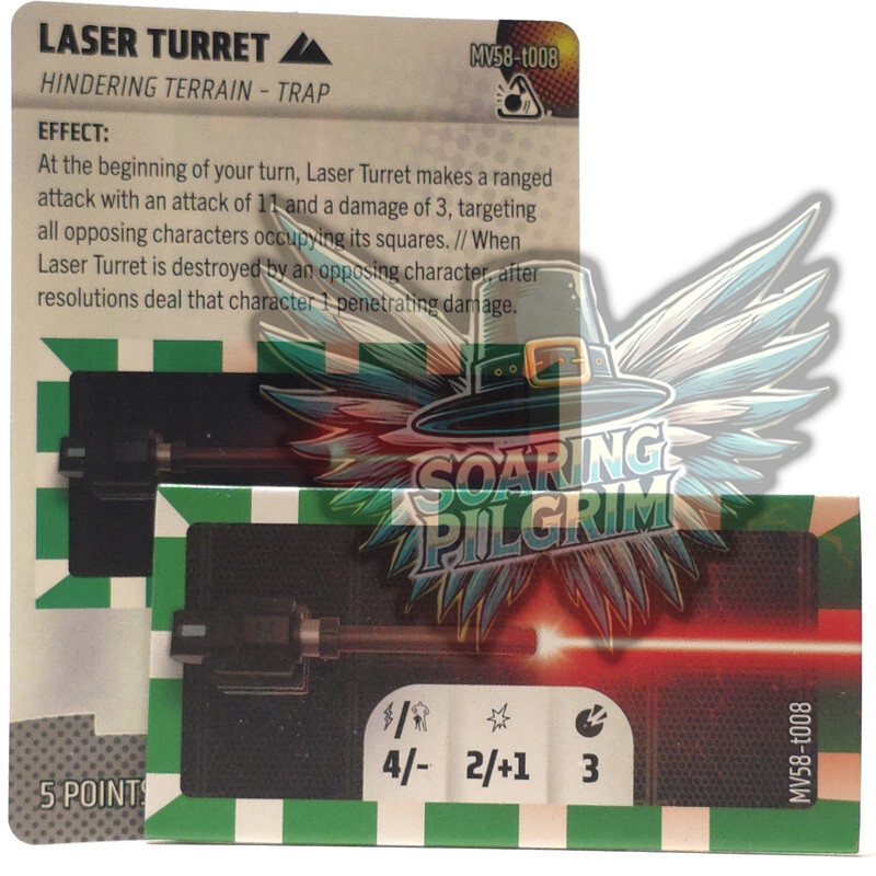 Marvel Heroclix LASER TURRET - TERRAIN MV58-T008 Smash