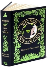 WICKED & SON OF A WITCH by Gregory Maguire, 2 in 1 Deluxe Bonded Leather Edition