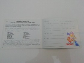 Notice Jeu Nintendo NES Megaman 3 / Mega Man 3 Version FRA