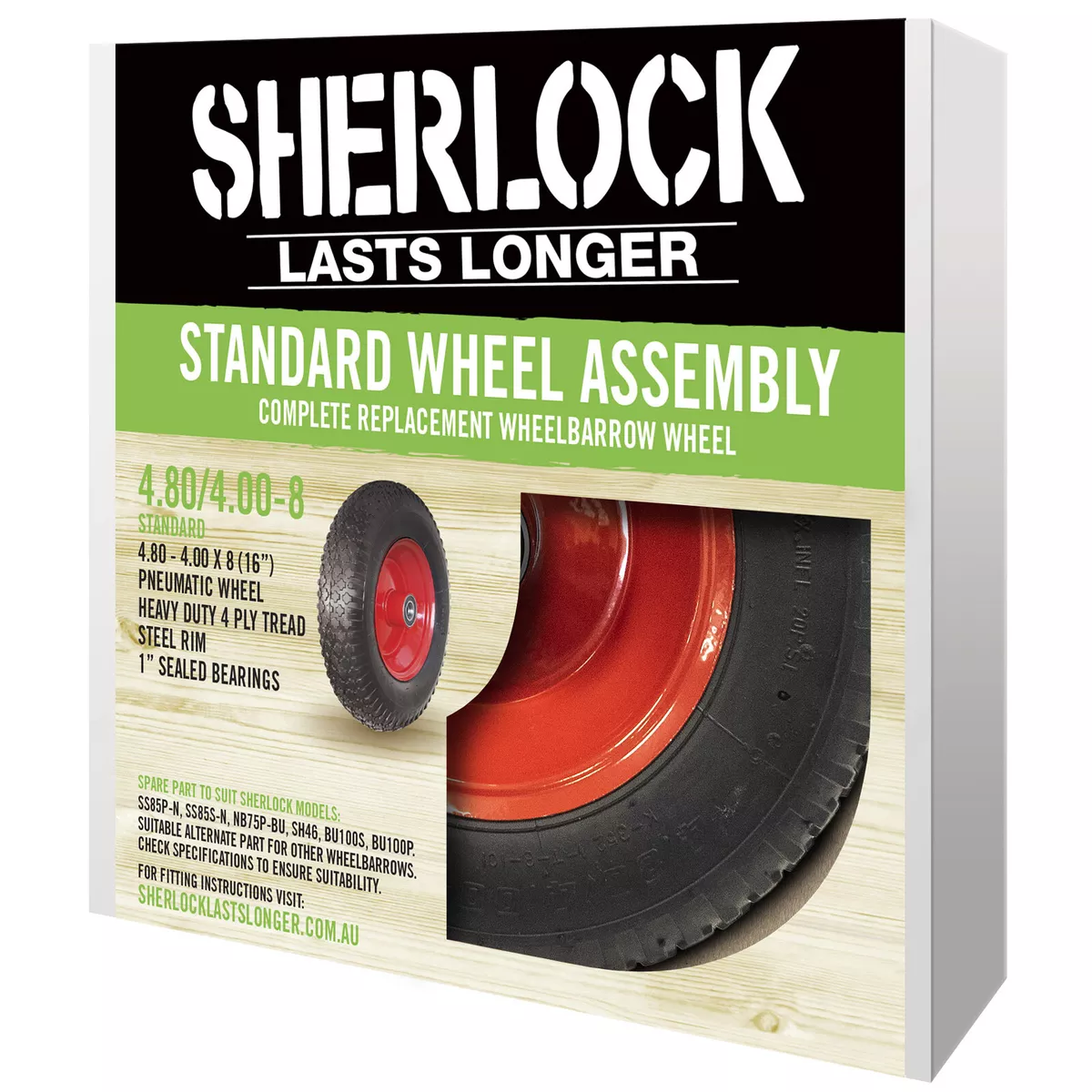 Sherlock wheelbarrow outlet wheel replacement