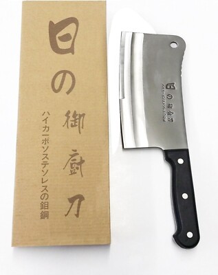 Stainless Steel Full Tang Knife Heavy Cleaver Chopper Meat Bone  #6711