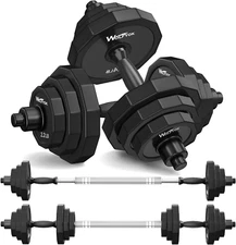 Weights Dumbbells Set, Adjustable Dumbbell Sets 22Lbs 44Lbs 66Lbs 88Lbs with Sol