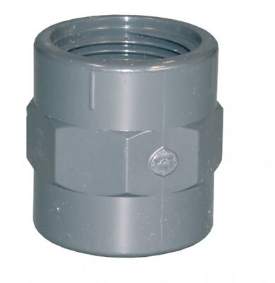 Gewindemuffe 2 x Innengewinde 4'' - PVC Verbinder Muffe Gewinde Fitting Fittings