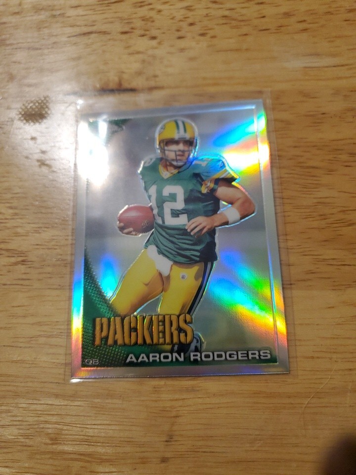 2010 Topps Chrome AARON RODGERS REFRACTOR #C124 PACKERS JETS