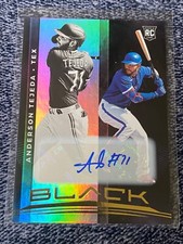 2021 Chronicles Black Auto Anderson Tejada Rookie Texas Rangers Autograph