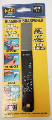 EZE-LAP #LC COARSE Diamond Knife Sharpening Hone Stone 2'' x 3/4''  250 Grit USA