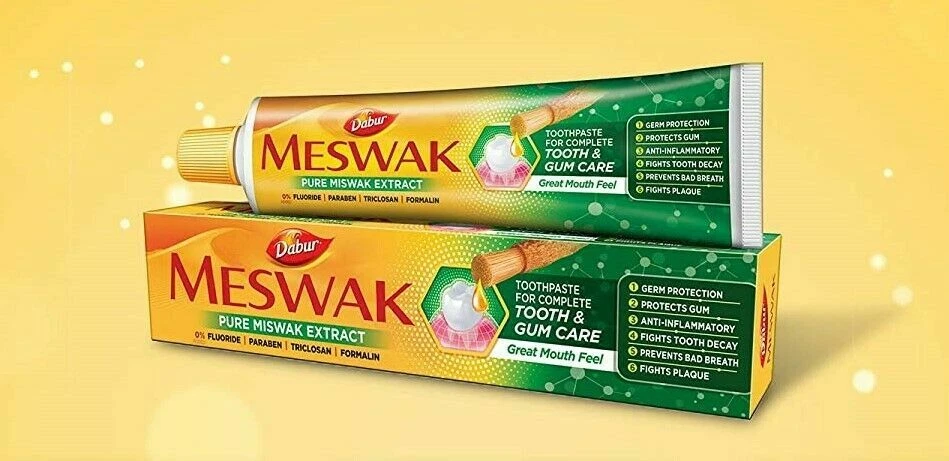 6x Dabur Meswak Toothpaste 100G Complete oral care Anty cavity