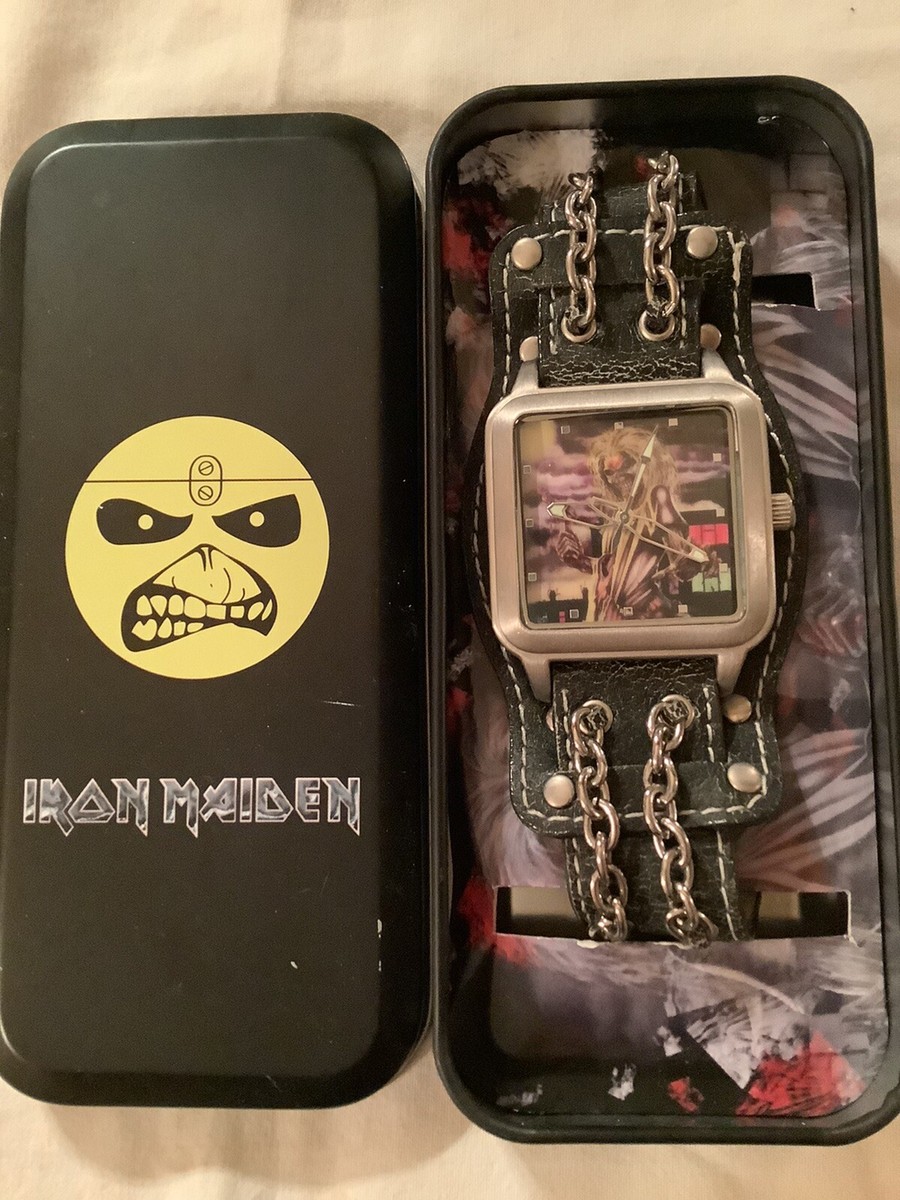 超美品　エディーバウアー　ヴィンテージ ウォッチ　本革 RARE Vintage IRON MAIDEN Killers Eddie BRAVADO Watch Leather