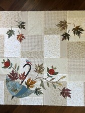 Laundry Basket Quilts Kit- Umbrella Leaf Appliqu - Quilt To Finish Pre Cut