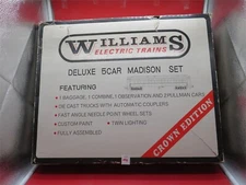 Williams O-Gauge #2514 Crown Edition YELLOW, Chesapeake & Ohio Madison 5 Car Set