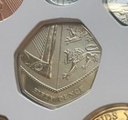 Simply Coins ~ 2019 BOUCLIER PIÈCE DE 50 PENCE BRILLANTE NON CIRCULÉE BU BUNC