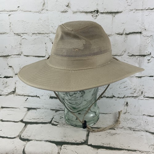 Dorfman Pacific Safari Hat Beige Chin 