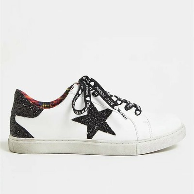 wide width glitter sneakers