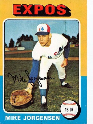 1975 Topps #286 Mike Jorgensen EX p2s-35059 | eBay