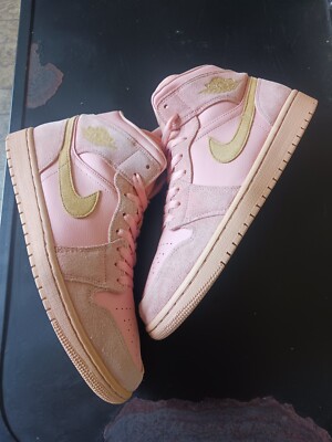 Size 11 - Air Jordan 1 Mid Coral Gold 193145689770| eBay